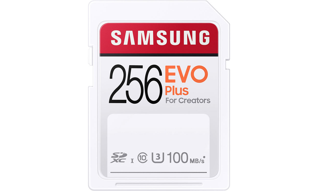Karta pamięci SD Samsung 256GB SDXC EVO Plus 100MB/s MB-SC256H/EU