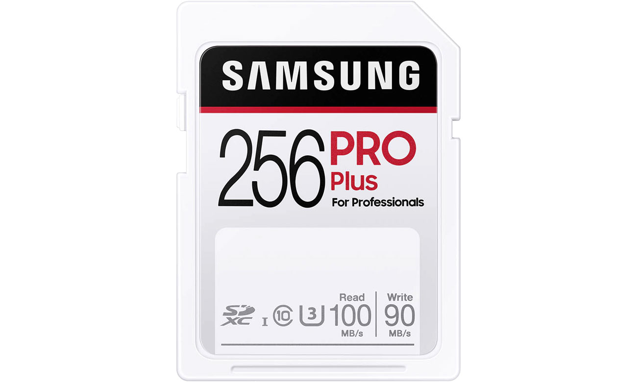 Karta pamięci SD Samsung 256GB SDXC PRO Plus 100MB/s MB-SD256H/EU