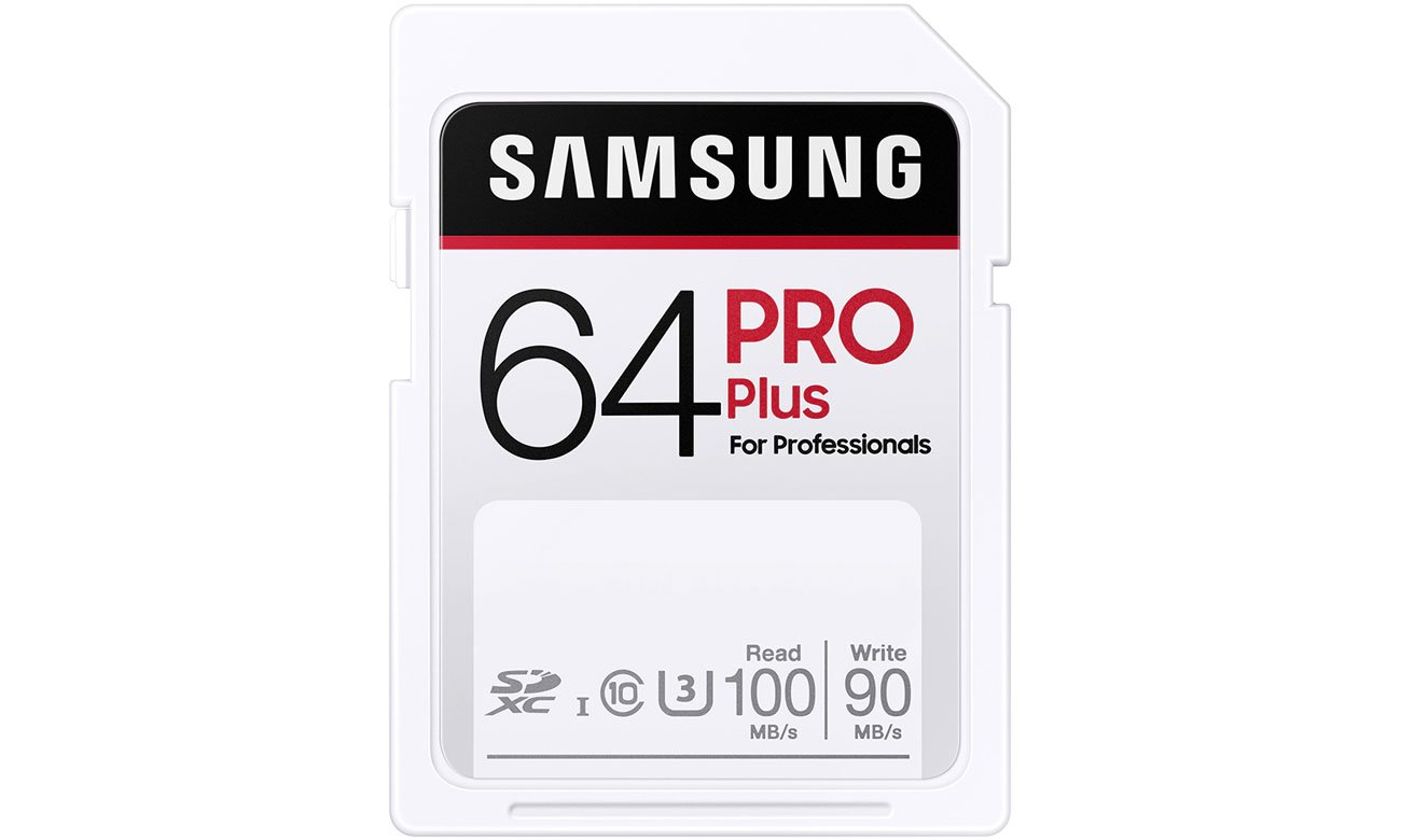 Karta pamięci SD Samsung 64GB SDXC PRO Plus 100MB/s MB-SD64H/EU
