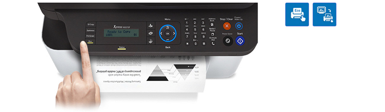 Samsung SL-M2070F łatwa obsługa