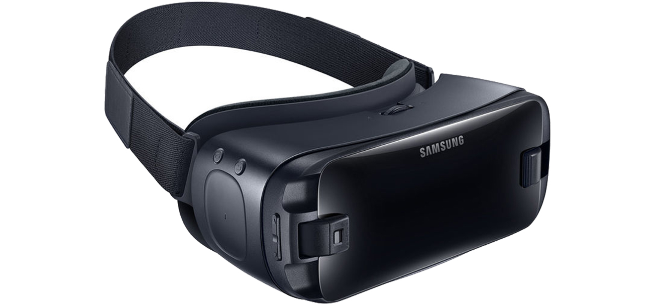 Samsung Gear VR widok z lewej przyciski