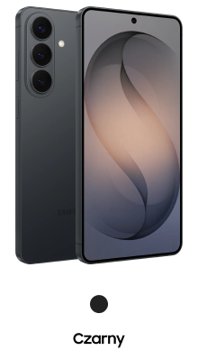 Packshot Galaxy S26+ w kolorze czarnym