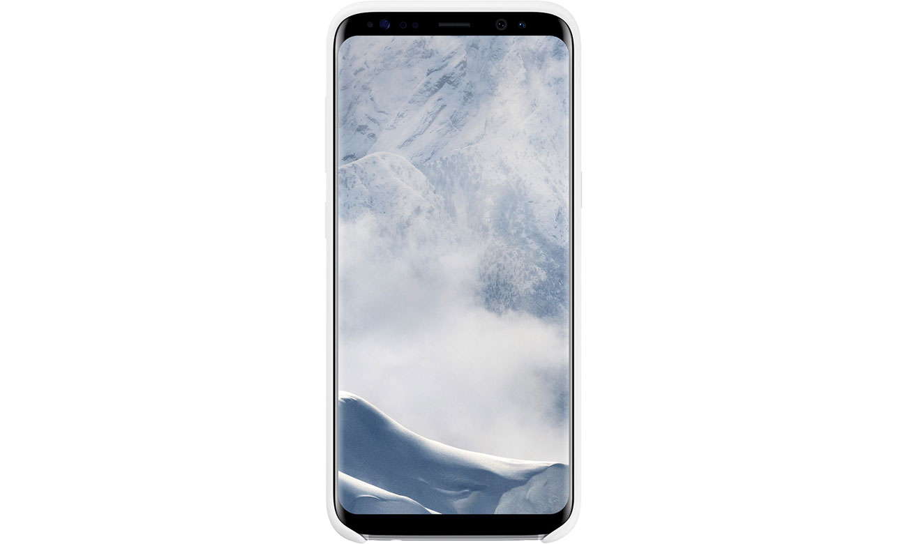 Silicone Cover do Galaxy S8 White EF-PG950TWEGWW