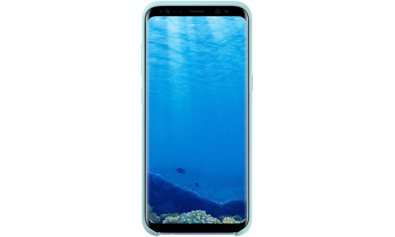 Silicone Cover do Galaxy S8 Blue EF-PG950TLEGWW