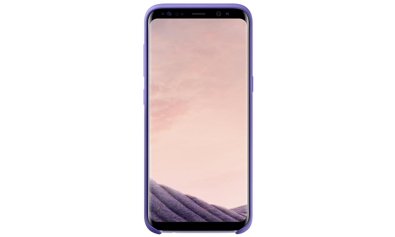 Etui Silicone Cover do Galaxy S8 fioletowe