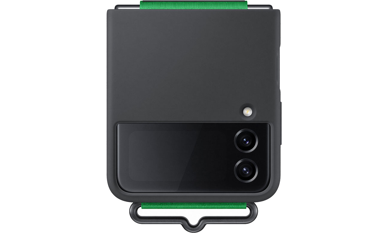 Samsung Silicone Cover z paskiem do Galaxy Z Flip4 Etui EF-GF721TBEGWW