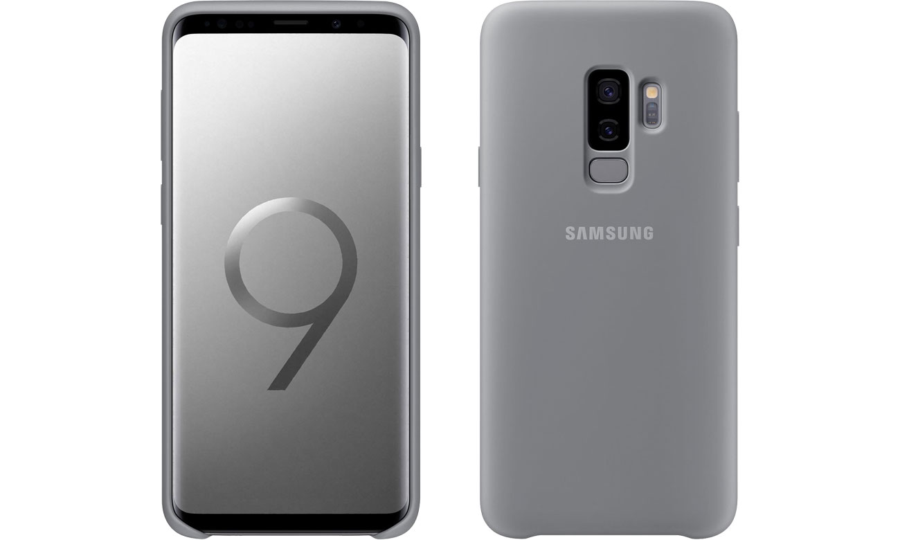 Etui Silicone Cover do Galaxy S9+ Gray EF-PG965TJEGWW