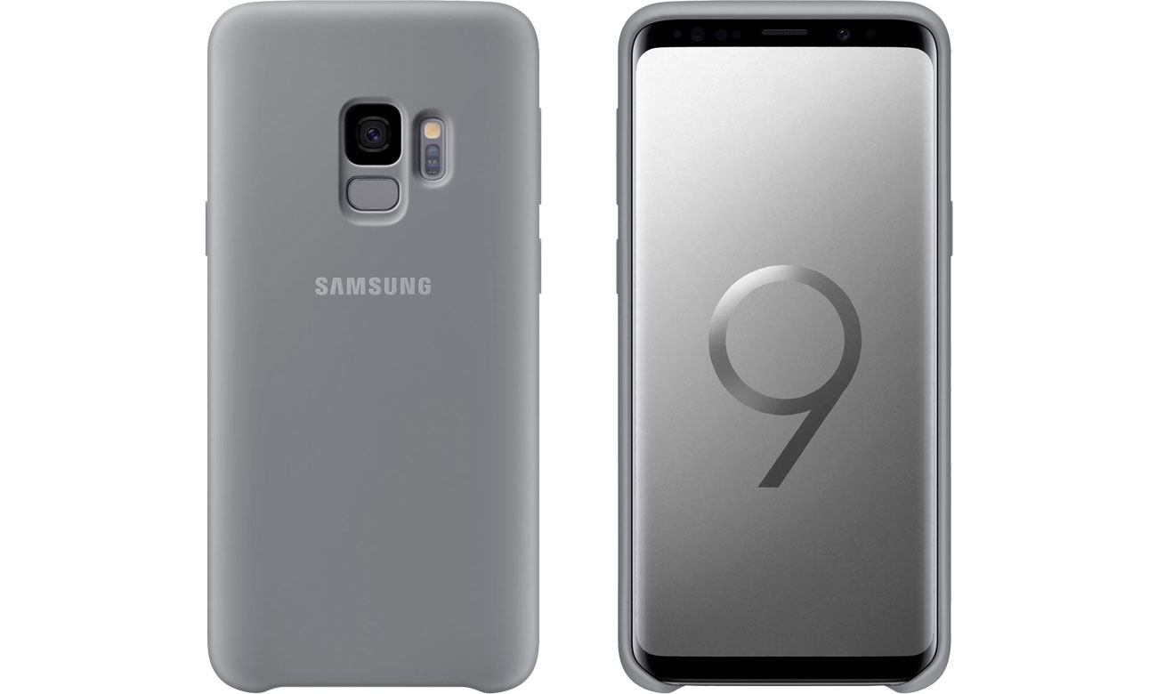 Etui Silicone Cover do Galaxy S9 Gray EF-PG960TJEGWW