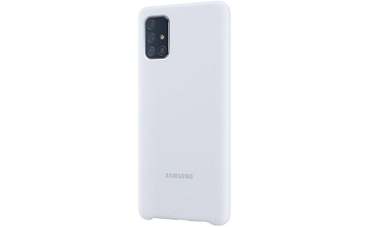 Samsung Silicone Cover do Galaxy A41 biały