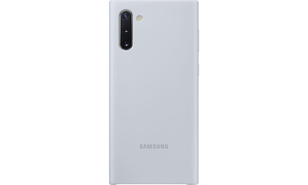 Samsung Silicone Cover do Galaxy Note 10 srebrny