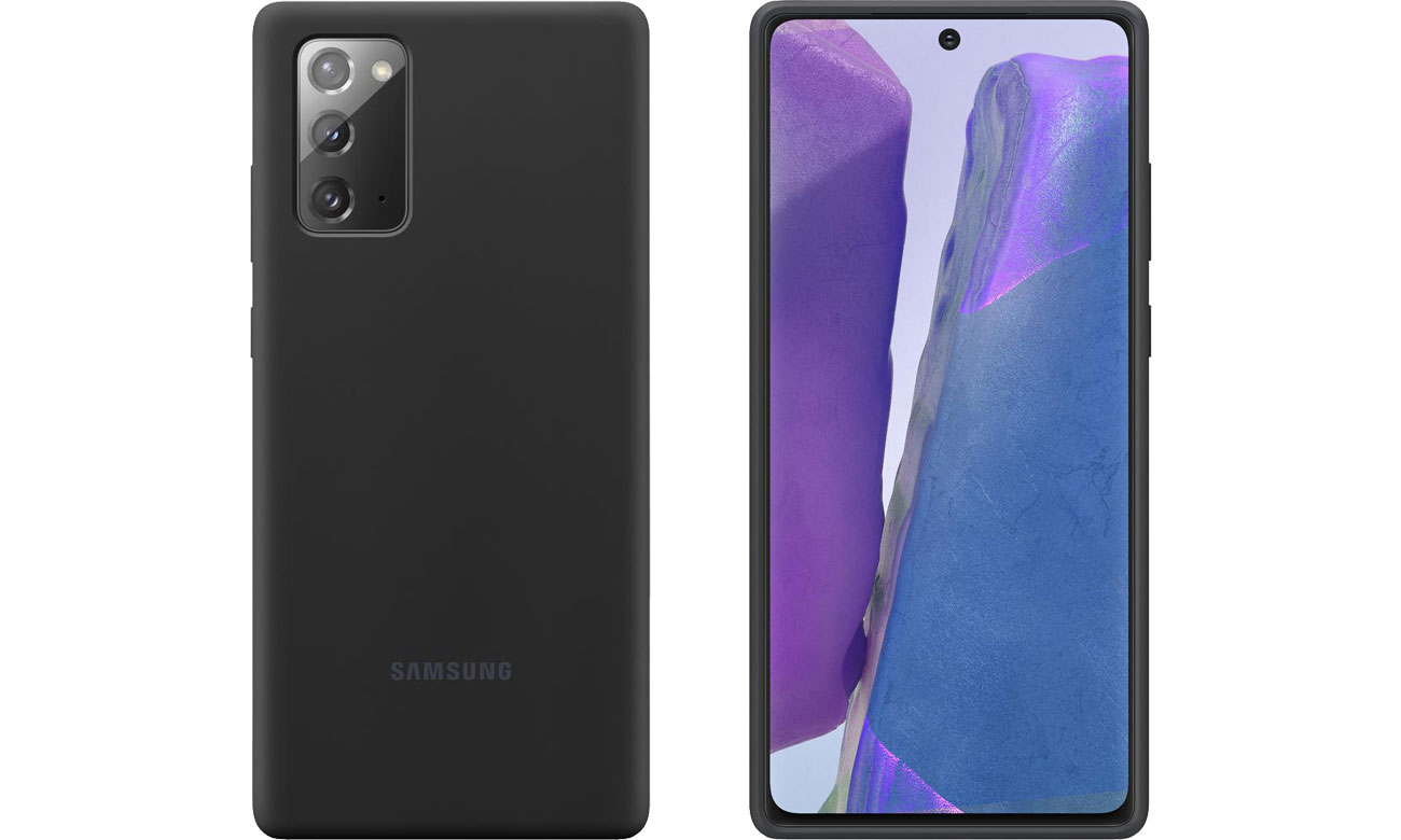 Etui Samsung Silicone Cover do Galaxy Note 20 Black