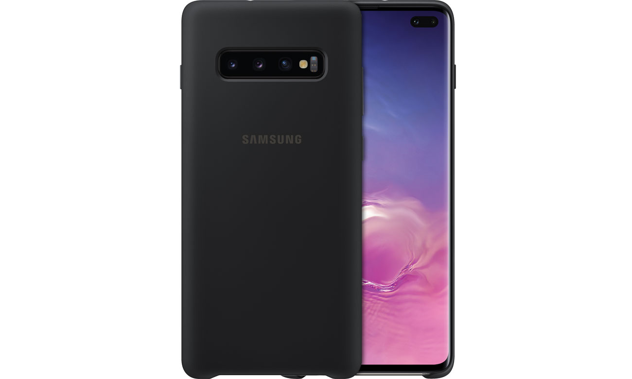Etui Samsung Silicone Cover do Galaxy S10+ czarny