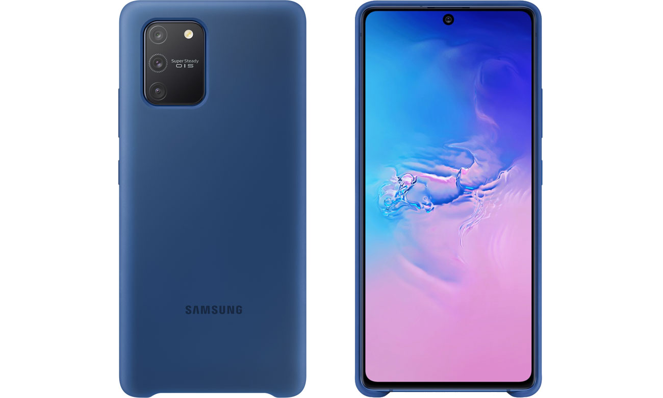 Etui Samsung Silicone Cover do Galaxy S10 Lite niebieski