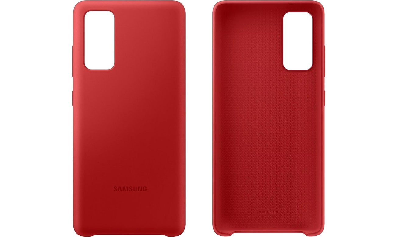 Etui Samsung Silicone Cover do Galaxy S20 FE czerwone EF-PG780TREGEU