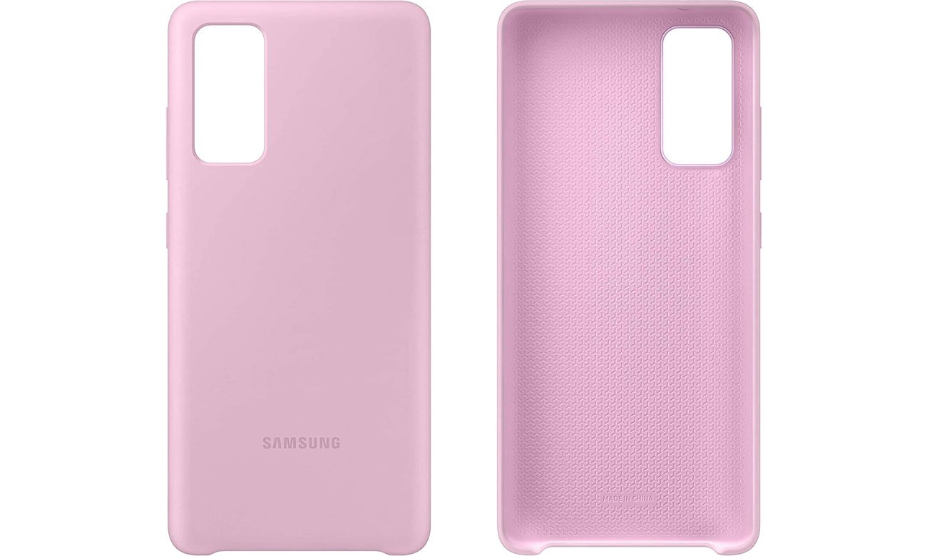 Etui Samsung Silicone Cover do Galaxy S20 FE różowe EF-PG780TVEGEU