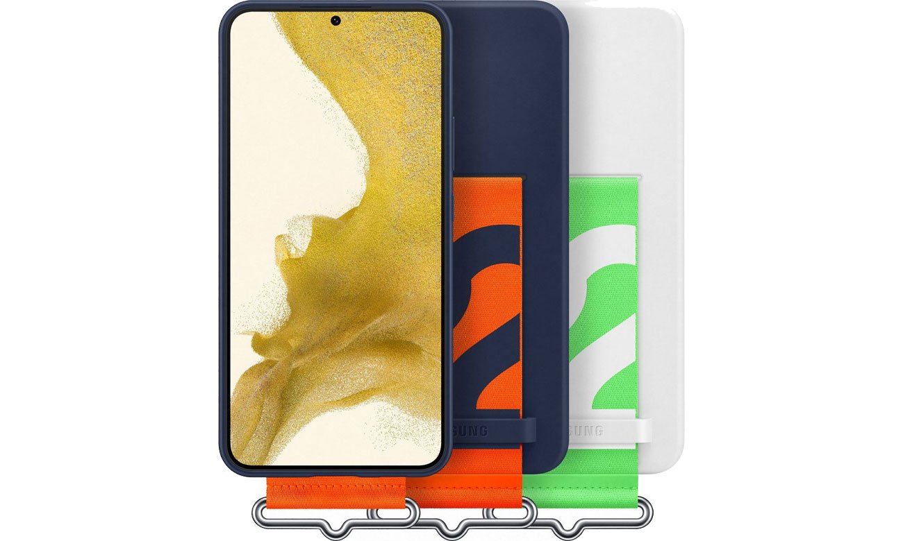 Samsung Silicone Cover z paskiem do Galaxy S22+