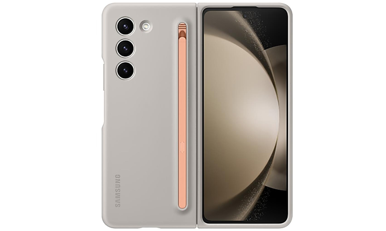 Etui Samsung Slim S-pen Case do Galaxy Z Fold5 piaskowy