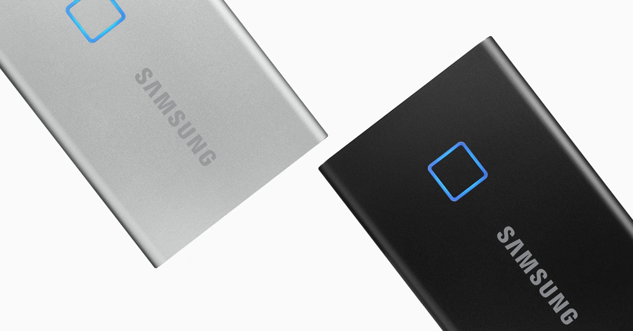 Samsung Portable SSD T7 Touch - Czytnik linii papilarnych