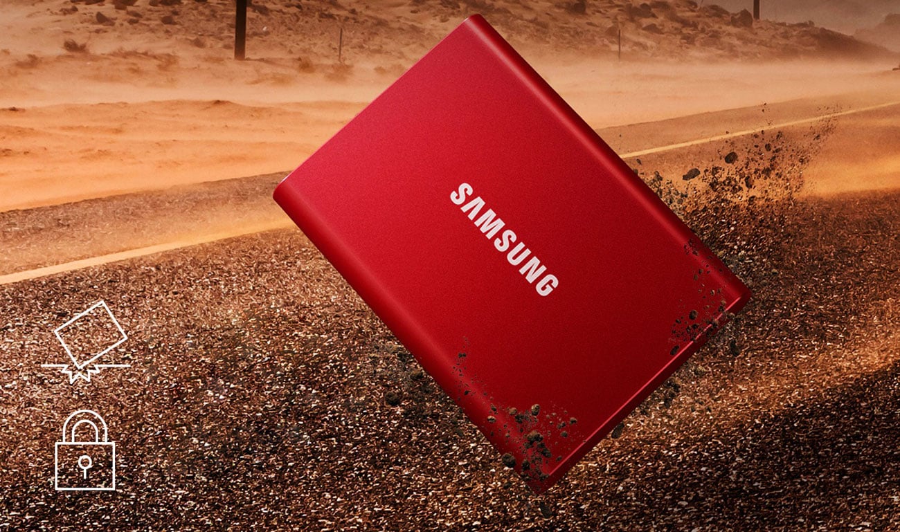 Samsung T7 Wytrzymałość i bezpieczeństwo