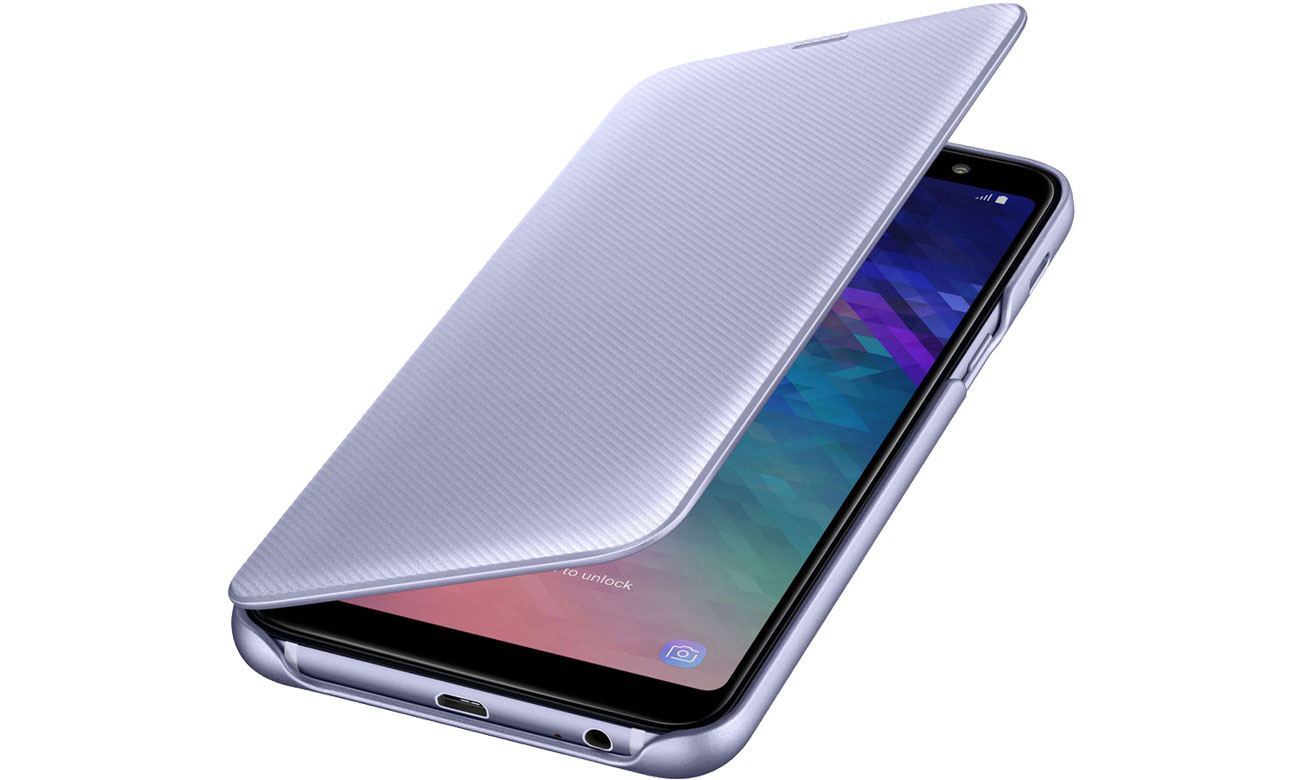 Samsung Wallet Cover do Galaxy A6 Czarny