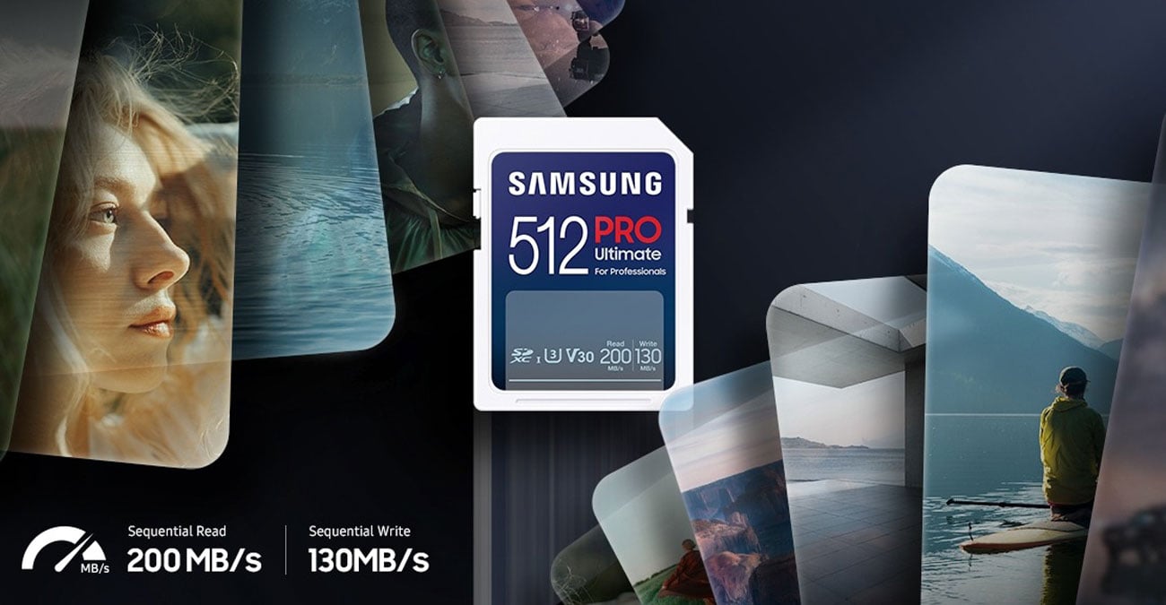 Samsung SDXC PRO Ultimate 200MB/s z czytnikiem