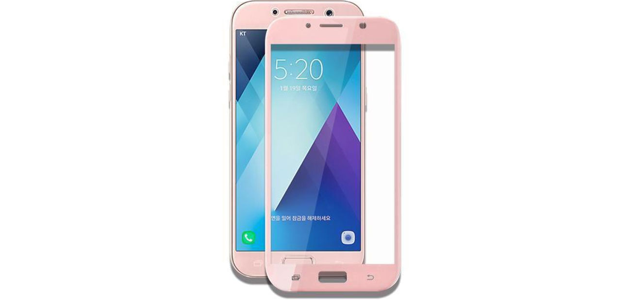 Samsung Szkło Hartowane 3D do Galaxy A3 2017 Różowy GP-A320QCEEAAC