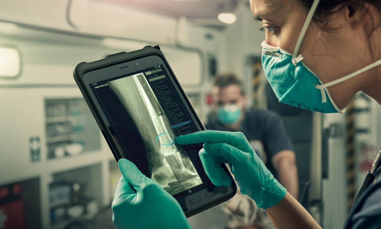 Obsługa tabletu w rękawiczkach