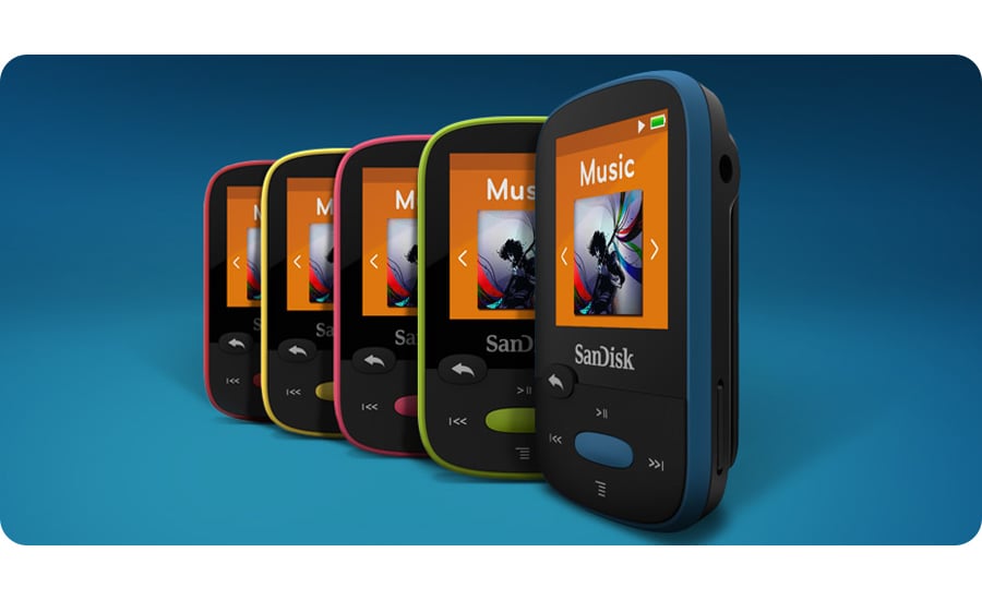 Odtwarzacz SanDisk Clip Sport 4GB Red