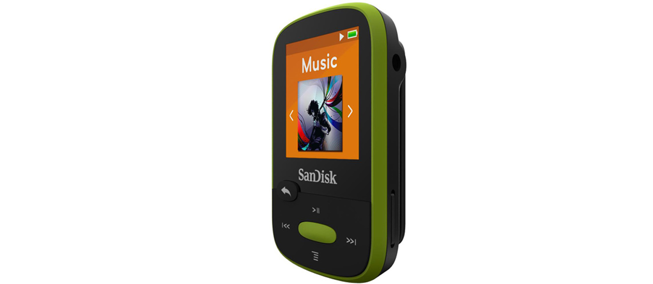 Odtwarzacz SanDisk Clip Sport 8GB Lime slot na karte microsd