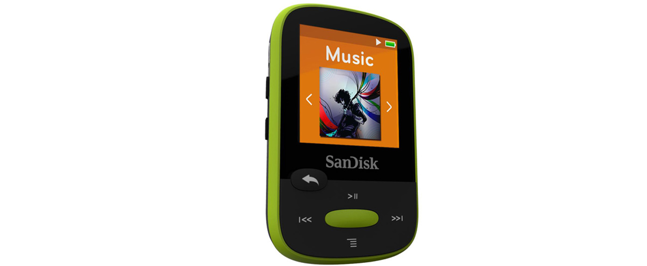 Odtwarzacz SanDisk Clip Sport 8GB Lime akumulator