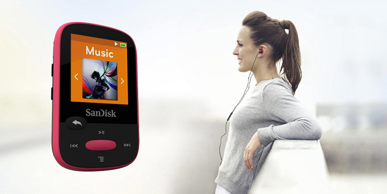 Odtwarzacz SanDisk Clip Sport 8GB Pink