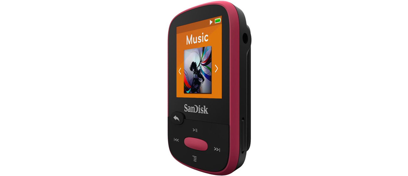 Odtwarzacz SanDisk Clip Sport 8GB Pink slot na karte microsd