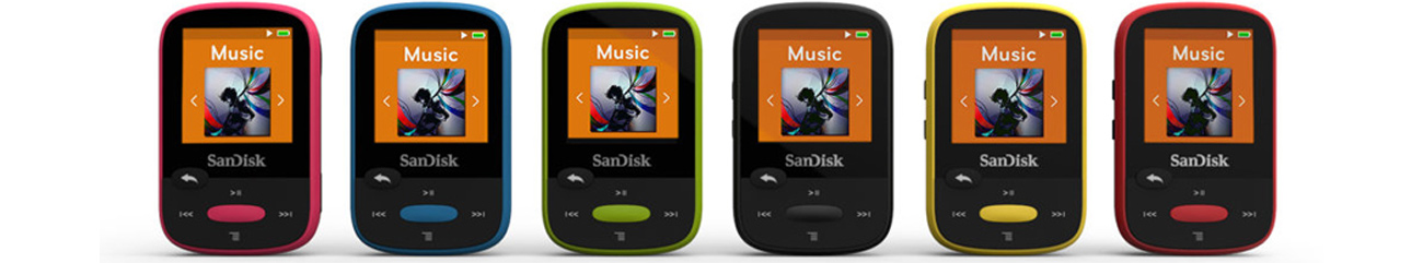 Odtwarzacz SanDisk Clip Sport 8GB Lime tuner FM