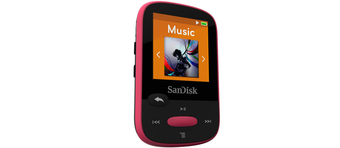 Odtwarzacz SanDisk Clip Sport 8GB Pink akumulator