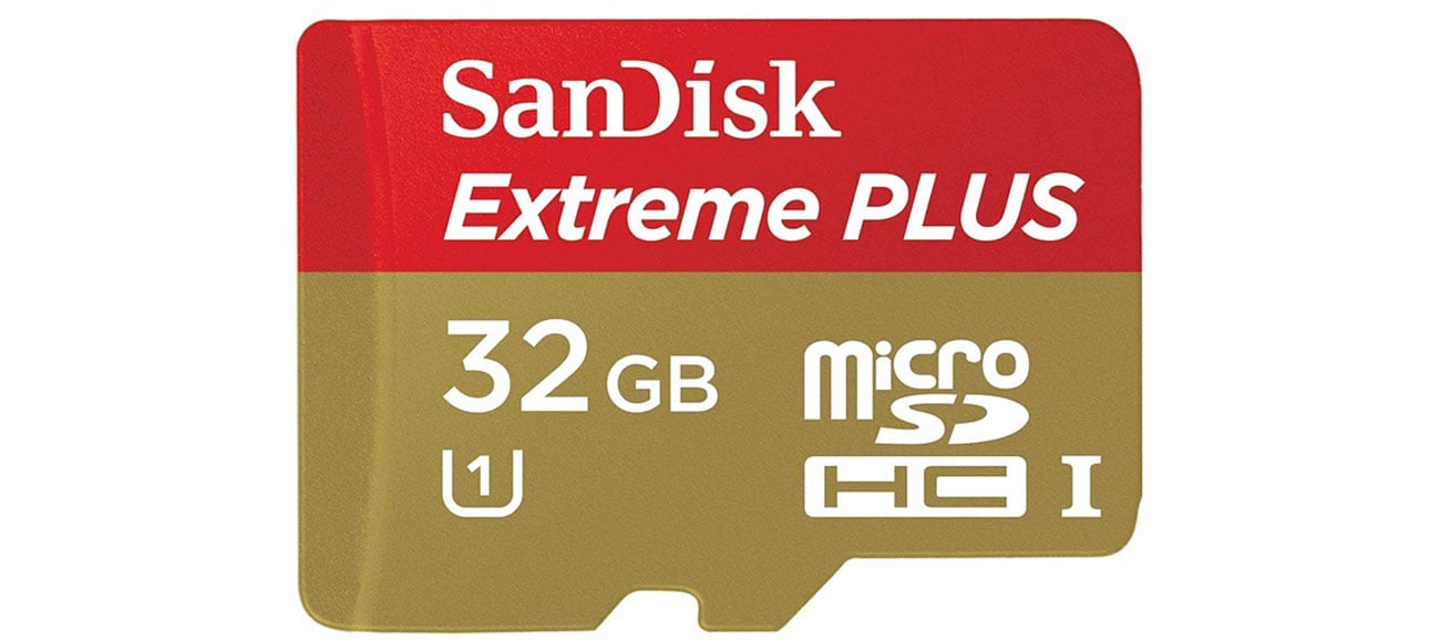 Karta pamięci SanDisk Extreme Plus microSDXC 32 GB pojemność wygoda