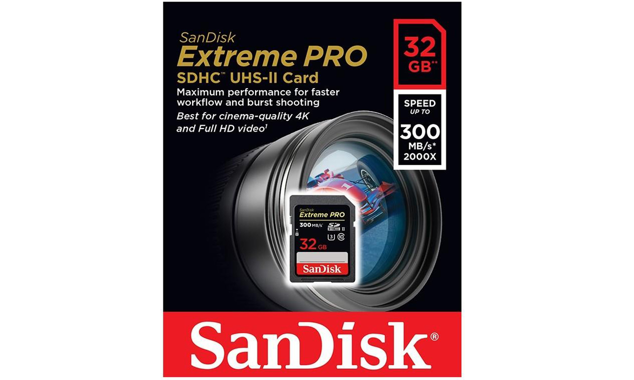 Karta SDHC 32GB SanDisk Extreme Pro Wydajność