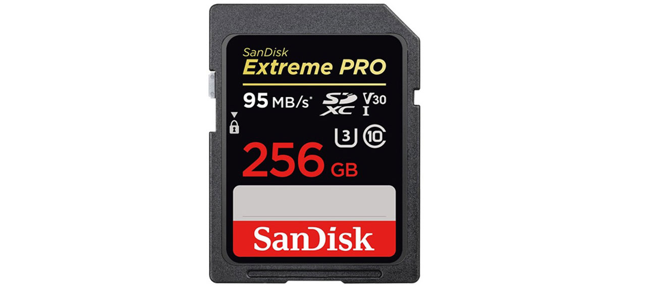 SanDisk 256GB SDXC Extreme Pro najszybsze odporne trwałe