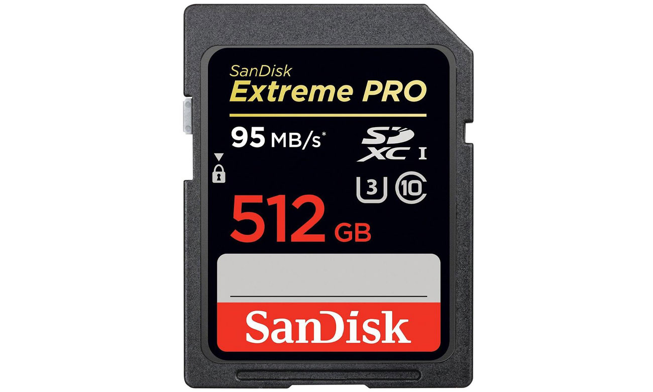 Extreme Pro SDXC 512 GB trwała odporna dla profesjonalistów