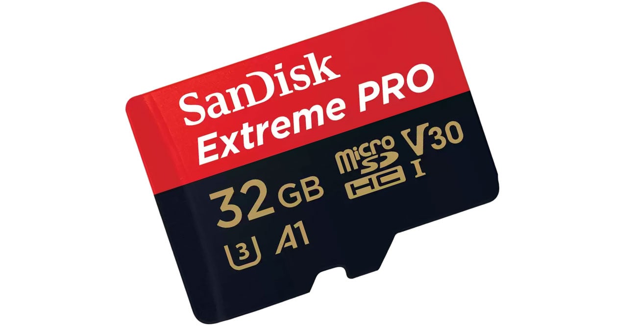 SanDisk 64GB microSDXC Extreme PRO 200MB/s A2 C10 V30 UHS-I U3 pod kątem