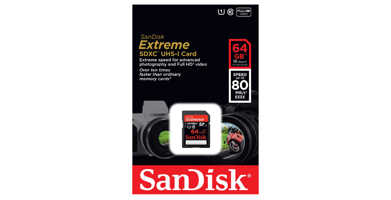 Karta pamięci SanDisk Extreme SDXC 64 GB
