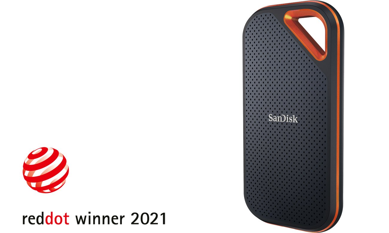 Dysk SanDisk Extreme PRO Portable V2 - Zdobywca nagrody Red Dot Design Award 2021
