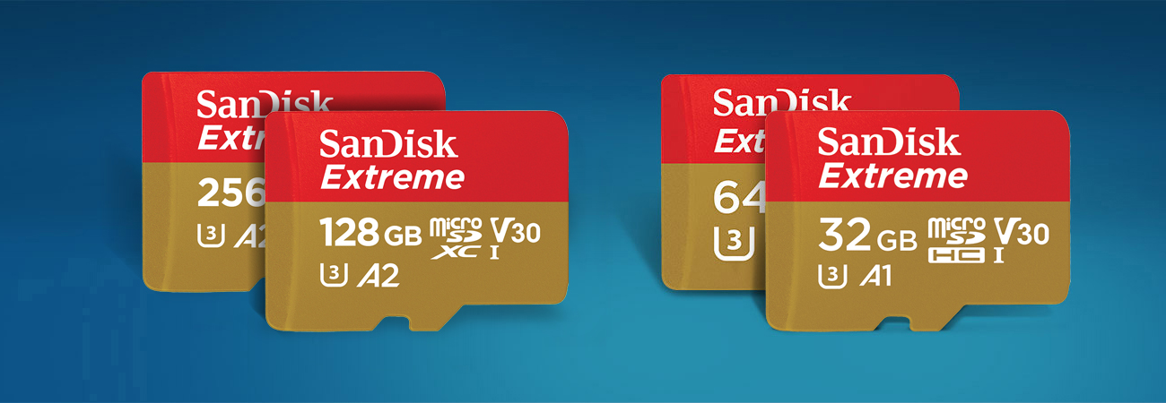 SanDisk 64GB microSDXC Extreme 160MB/s A2 C10 V30 UHS-I U3 Karty pamięci  microSD Sklep komputerowy