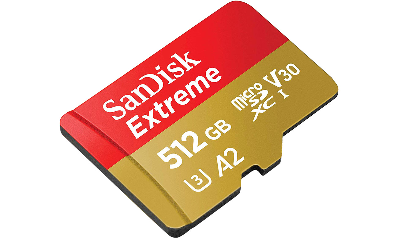 Karta pamięci SanDisk 512GB Extreme microSDXC 160/90MB/s A2 C10 V30