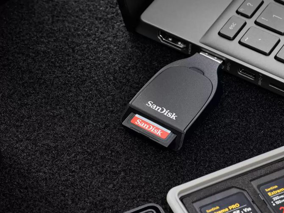 Czytnik kart SanDisk QuickFlow microSD UHS-I USB 3.2 250/150 MB/s