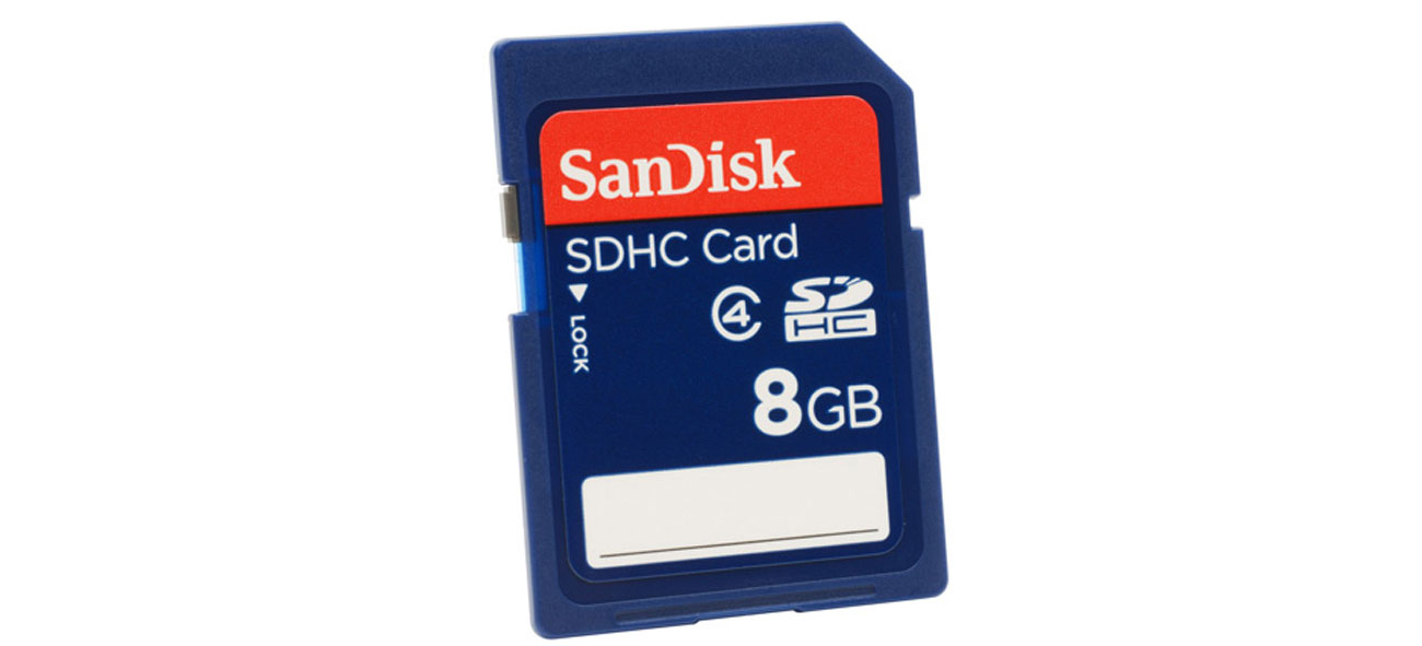 SanDisk 8GB bezpieczenstwo pliki dshc secure digital odpornosc wstrzasy