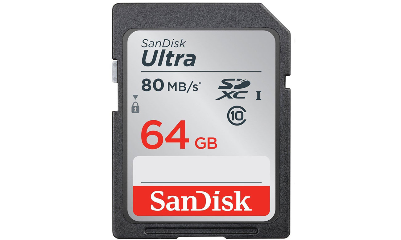 SanDisk 64GB SDXC Ultra wysoka jakość duża pojemność