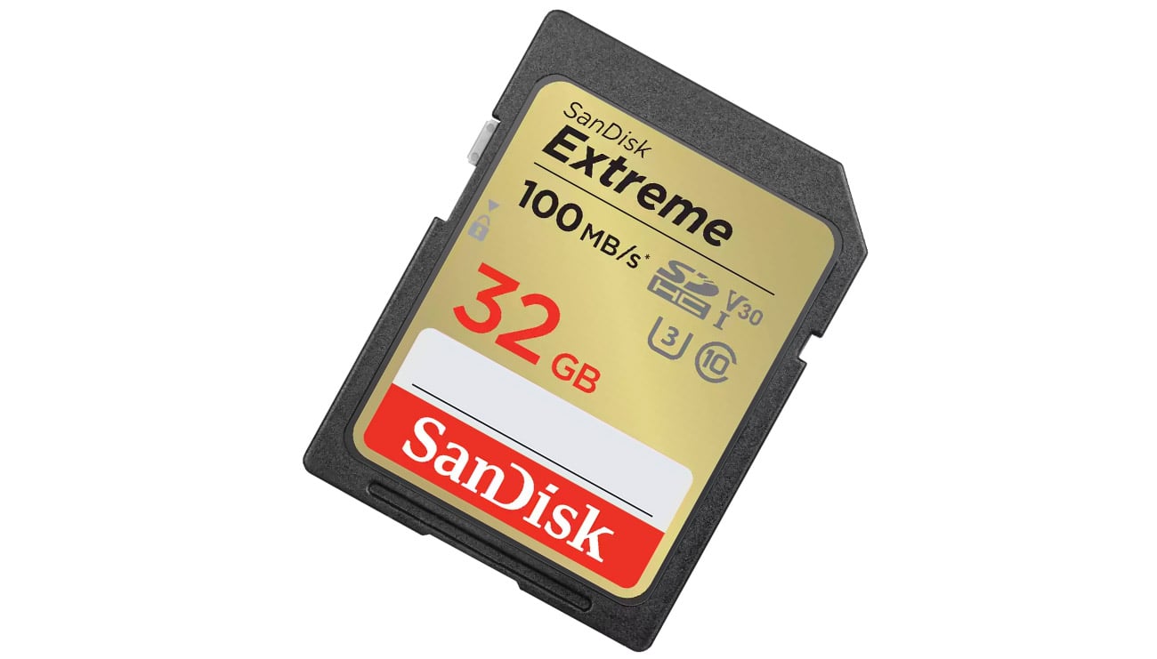 Karta pamięci SD SanDisk 32GB SDHC Extreme wygląd