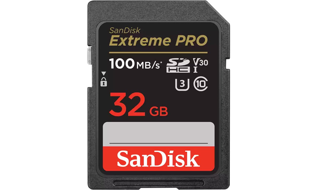 Karta pamięci SanDisk Extreme PRO SDHC UHS-I 32 GB - Widok ogólny