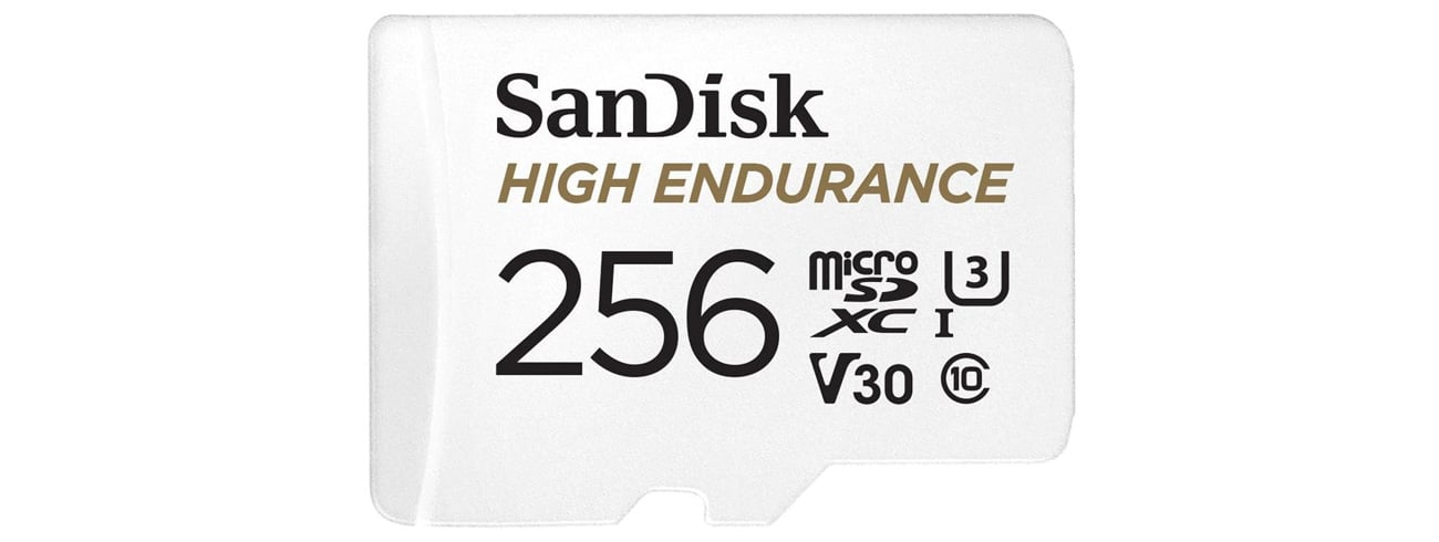 Karta pamięci SanDisk 256GB microSDXC High Endurance UHS-I U3 V30