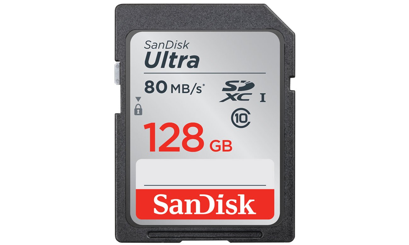 SanDisk 128GB SDXC Ultra wysoka jakość niezawodność